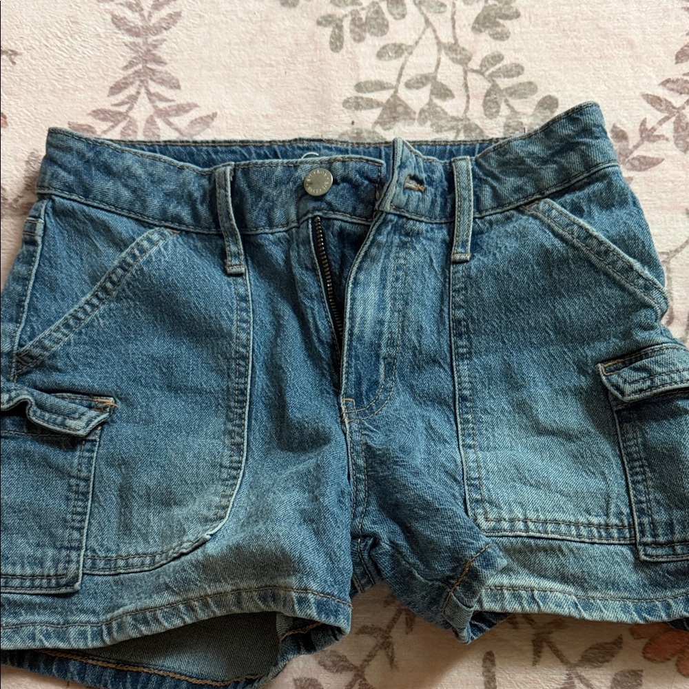 Target Blue Women's Cargo Shorts